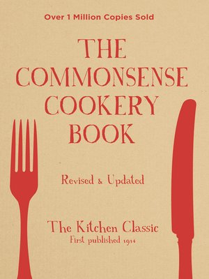 Commonsense Cookery, Book 1 - ebook